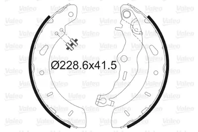 VALEO 564140 Arka Fren Balatası Pabuc Bmax 12 /> Focus Iıı 1,0 / 1,5tdcı / 1,6tı 11 /> Transıt Courıer 1,5tdcı 1, 1878051