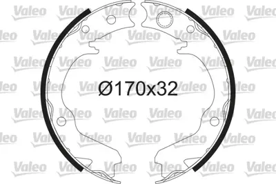 VALEO 564234 El Fren Balatası Subaru Forester (07/97>12/08), Impreza (08/92>03/07), Legacy I, Iı (01/89>03/99) 26298AA030