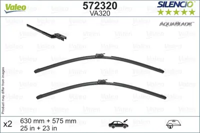 VALEO 572320 Sılecek Supurgesı On Tk. Swf (Isıtmalı) (630mm / 570mm) S-Class W222 14> A2228201145