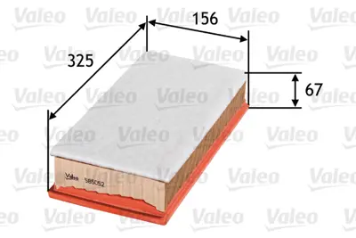 VALEO 585052 Hava Fıltresı P406 Jumpy Scudo Expert Xantıa Dw10ated 2.0hdı P607 C8 P807 2.0 3.0 1444VT 9463624880