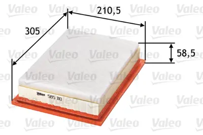 VALEO 585110 Hava Fıltresı 7M3129620 YM2X9601AA