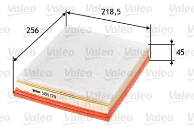 VALEO 585176 Hava Fıltresı Ford Ka 1.6ı 11 / 02>, Streetka 1.6ı 11 / 02> XS5X9601DA