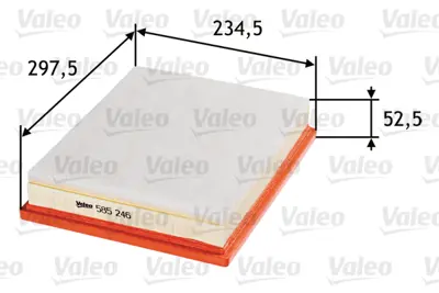 VALEO 585246 Hava Fıltresı 12788338