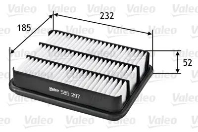 VALEO 585297 Hava Fıltresı Mıtsubıshı Space Wagon 2.0 KL4713Z409A MD620596