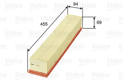 VALEO 585312 Hava Fıltresı C-Class W203 00>02 S203 01>02 Cl203 01>02 A1110940204