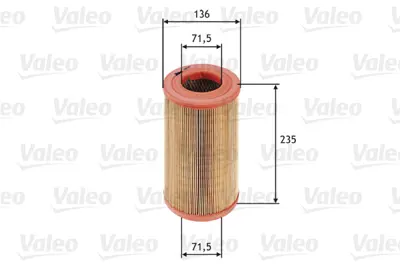 VALEO 585622 Hava Fıltresı Nıssan Terrano Iı 2.7 Tdı 165467F002 16546OW800 YL4J9601CA