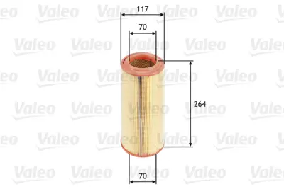 VALEO 585626 Hava Fıltresı Golf V Polo Iıı Hb Lupo / Cordoba 1.4 Fsı 1.2 Tdı 1.4 Tdı 6N0129620A 8Z0129620