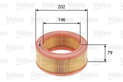 VALEO 585642 Hava Fıltresı Renault R 4 1.1 Gtl 1444N4 855510100 8671014045 992116 A800X9601SA