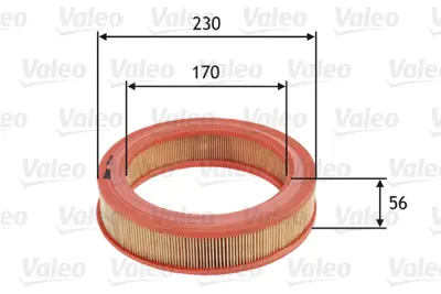 VALEO 585650 Hava Fıltresı Renault R 5 Iı 1.0/1.1 1137569 1444K6 7701035018