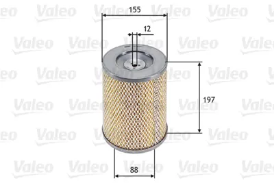 VALEO 585666 Hava Fıltresı Toyota Hılux < 99 1780154120 MD620109