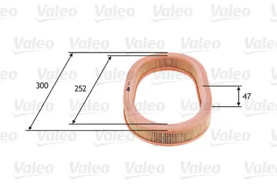 VALEO 585674 Hava Fıltresı Escort Iv 1,4 1,6 85 95 Fıesta 1,6 1,6 89 95 1444N6 7701409295 89SF9601AA