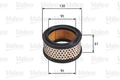 VALEO 585702 Hava Fıltresı Cıtroen 2 Cv 6 / 2 Cv 4 95546429