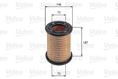 VALEO 585731 Hava Fıltresı Nıssan Pu > 96 165462S602