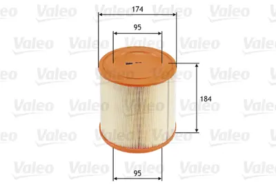 VALEO 585740 Hava Fıltresı Renault Nıssan Maxıty Cabstar 16546MA70C