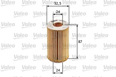 VALEO 586512 Yag Fıltresı Renault Clıo Iı 1.2, Twıngo I 1.1 8200042833