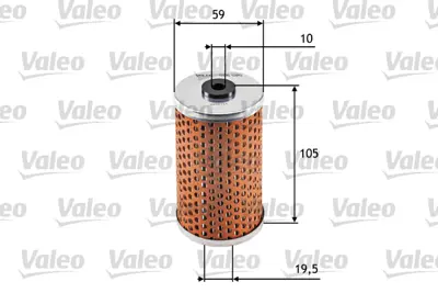 VALEO 586585 Yag Fıltresı W123 80>85 S123 80>85 C123 80>85 W460 82>92 A1021840425