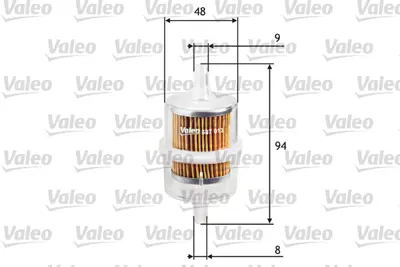 VALEO 587013 Yakıt Fıltresı (Benzın) Renault R 4 1.1 Gtl 13322999000 14773901 156703 16900671034 22213470B 6412010020 818530