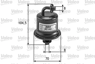 VALEO 587052 Yakıt Fıltresı (Benzın) Suzukı Alto 1541072F00