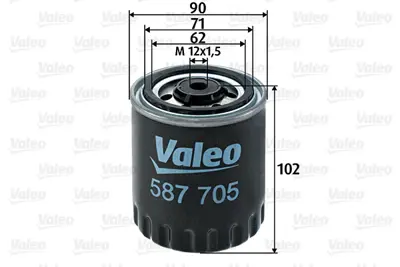 VALEO 587705 Yakıt Fıltresı Mercedes 190 W201 88>93 W202 93>00 W124 89>93 W210 96>99 W461 97> Sprınter 95>00 , Ss 5017831 6610903055 A6010901652 A6020900552