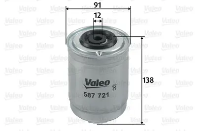 VALEO 587721 Yakıt Fıltresı (Mazot) Ford Transıt 95 2.5 D 1208300