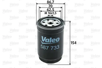 VALEO 587733 Yakıt Fıltresı (Mazot) Ducato Boxer Jumper Transıt Em 13322240802 190615 715F9150ABA 813024 8385932 9941058 A0004778115