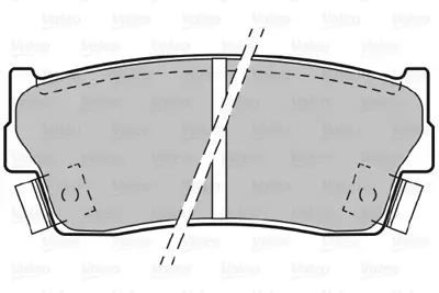 VALEO 598023 Fren Balatası On Suzukı X-90 Vıtara 90-98 3 Kapı 5520063810 96058793