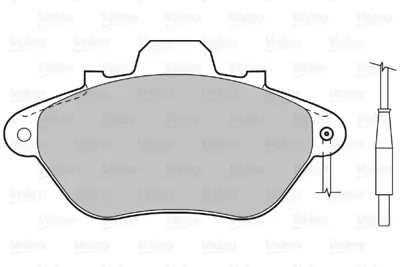 VALEO 598029 Arka Fren Balatası Xm 2,0 / 2,0ı Mpı / 2,10 / 2,1 Td / 3,0 V6 / 3,0 V6 24v 95666972