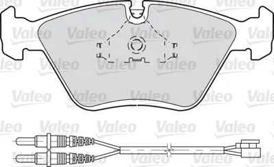 VALEO 598281 On Fren Balatası P605 3,0 Svı 147 Kw (1989 97) / (Fıslı) 425094