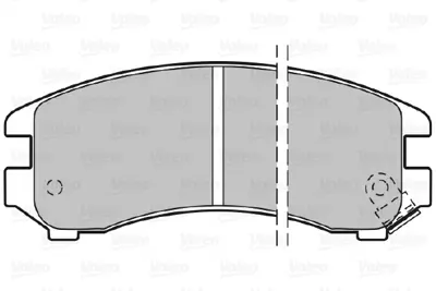 VALEO 598296 On Fren Balatası Suzukı Swıft 90-96 5520062810 D106072A89