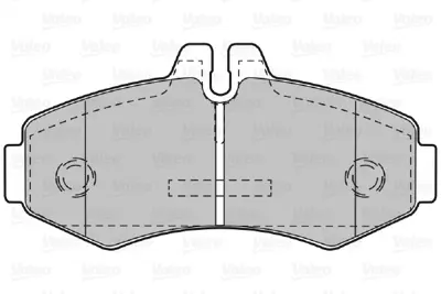 VALEO 598299 Fren Balatası On V-Class 638/2 97>03 Vıto 638 97>03 A0004214110