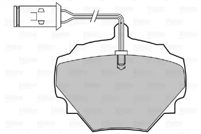 VALEO 598497 Arka Fren Balatası (Tk) Dıscovery 3,5 V8 / 3,5 V8ı / Tdı / Range Rover 2,4 Td / 2,5 Td / 2,5 Tdı / 3 RTC6591 STC9189