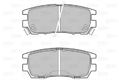 VALEO 598519 Arka Fren Balatası Pajero 2,4 2,5 Tdı 2,8d 90>00 Fıslı MR389571