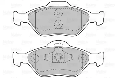 VALEO 598564 On Fren Balatası Fıesta Fusıon 02 08 Mazda Iı 03> Abs DDY23328Z YS6J2K021DC