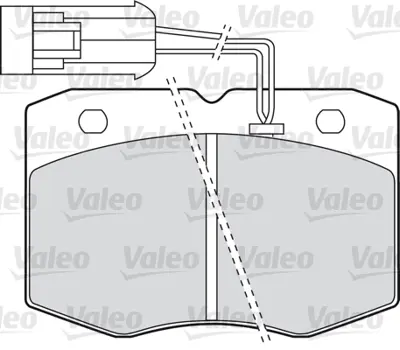 VALEO 598586 On Fren Balatası (Tk) Daıly Iıı 96 99 30 8 2,5 D / 2,8 D 1906428