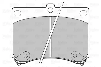 VALEO 598646 On Fren Balatası Mazda 323 1,8 Lantıs 1996 1998 BRY43328Z