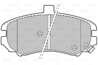 VALEO 598739 On Fren Balatası Hyundaı Elantra 03-05 581012DA50