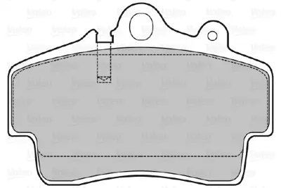 VALEO 598766 On Fren Balatası Boxster 2.7 24v / S 3.2 08.99 911 3.6 Gt3 03.99 / 3.4 Carrera 09.97 Boxster 2.5 24v 98735193903
