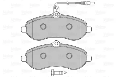 VALEO 598899 On Fren Balatası Scudo Iıı Jumpy Iıı Expert Iıı 2,0ı / 1,6hdı 90 / 2,0hdı 120 / 2,0hdı 140 / 2,0ı 01 4254A2 77364512 9467548988 SU001A1067