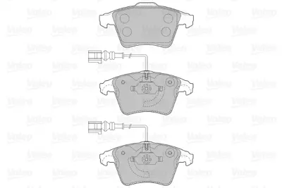 VALEO 598940 On Fren Balatası Touareg 2,5tdı 03> 7L6698151B