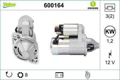 VALEO 600164 Mars Motoru Hyundaı İ30, Kıa Ceed 3610023171