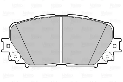 VALEO 601052 Arka Fren Balatası (Tk) Yarıs 11> 1,3ı 446552270
