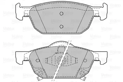 VALEO 601149 Fren Balatası On Honda Accord 2008-2013 Honda Cıvıc Hatchback 2012-> 45022TL1G01