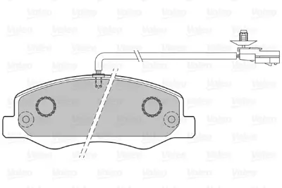 VALEO 601152 Arka Fren Balatası Master Iıı Movano B 2,3cdtı 05 / 10> (Cıft Teker) Karsan Jest 4406000Q2J 440608697R 95528497