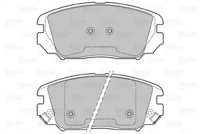 VALEO 601348 On Fren Balatası Hyundaı Elantra 05-11 Coupe 02-> Sonata 01-05 Tucson 04-08 Cerato 08-10 Magentıs 01 581013FA11 581013LA20