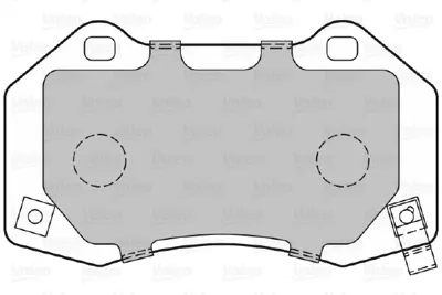 VALEO 601372 Fren Balatası On Corsa D 06 > 14 Corsa E 17" 14 > 1605231