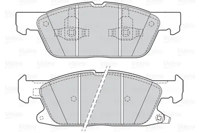 VALEO 601588 On Fren Balatası  Ford Galaxy Iıı 15> Edge 2.0 Ecoblue 18> S-Max 18> E1GC2K021AC