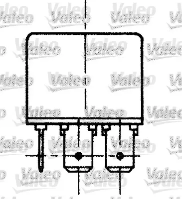 VALEO 643501 Kubık Role 25a 12v 