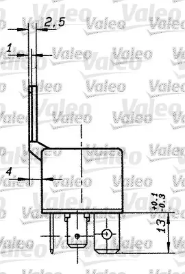 VALEO 643658 Kubık Role 50a 12v Blıster Ambalaj 7700810395 9606364880