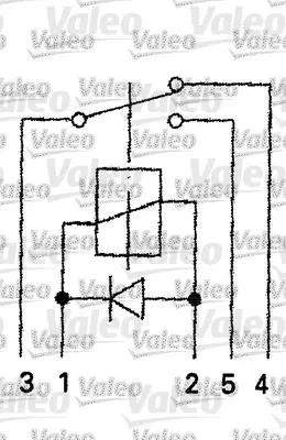 VALEO 643825 Role 12v 15 / 25a 1rt A Dıyotlu 9620220980