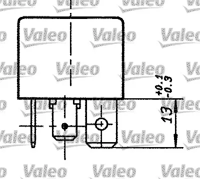 VALEO 643838 Kubık Role Sae 4 Ayak 12v 50a 